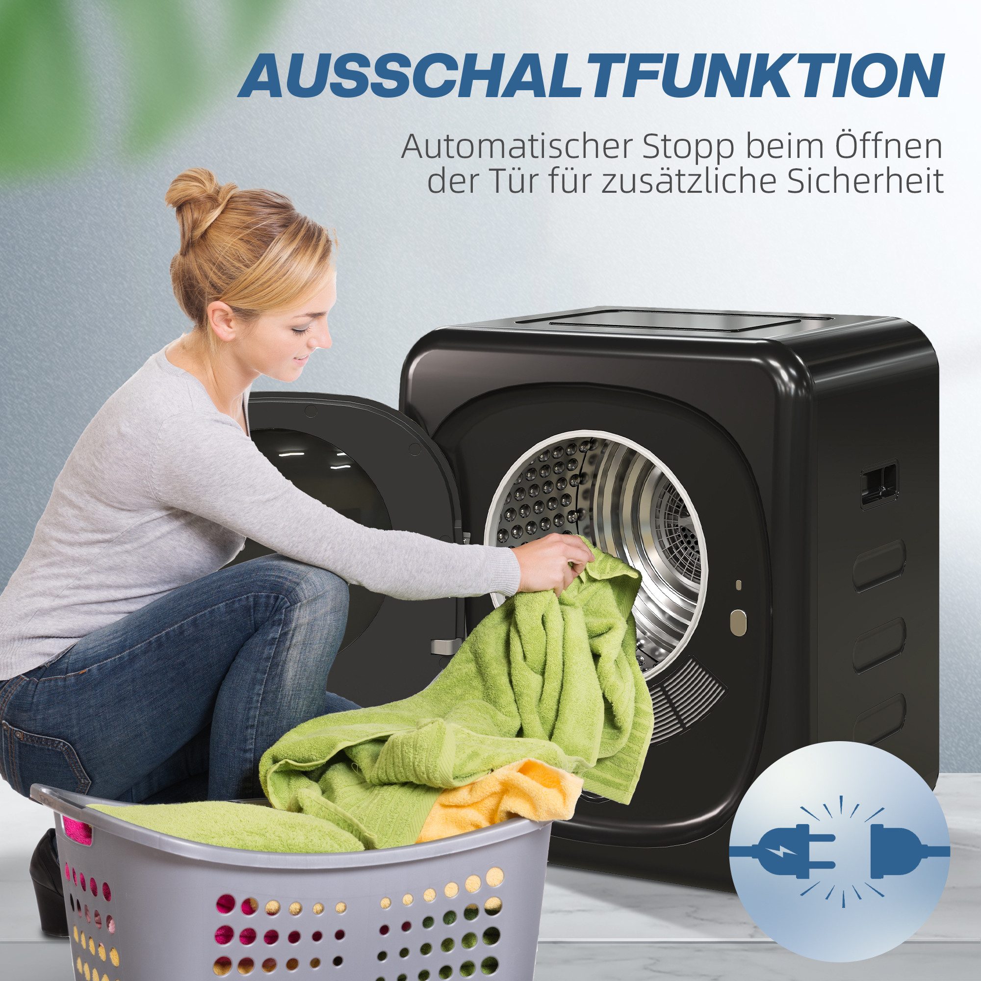 Waschtrockner B61-011V90BK