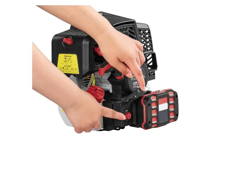Benzine grastrimmer met elektrische start ?PPBS 3 A1?, met accu en oplader