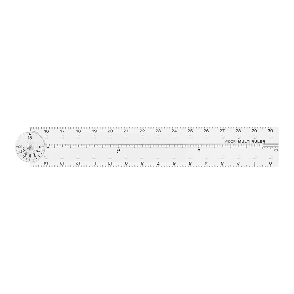 Midori Multi Ruler (30cm) Clear A