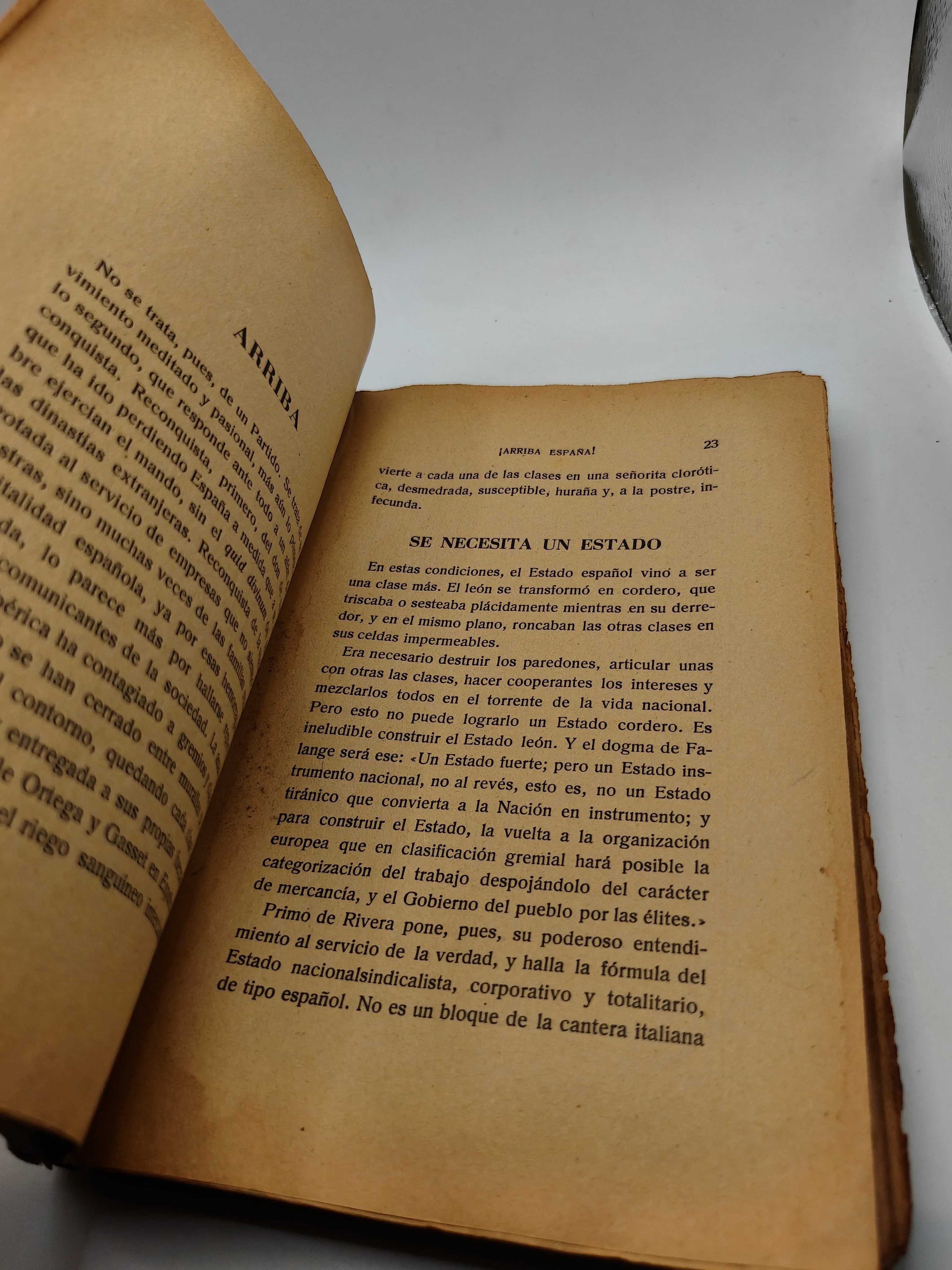 Libro de Falange 1935 !Arriba Espa?a!. Espa?a