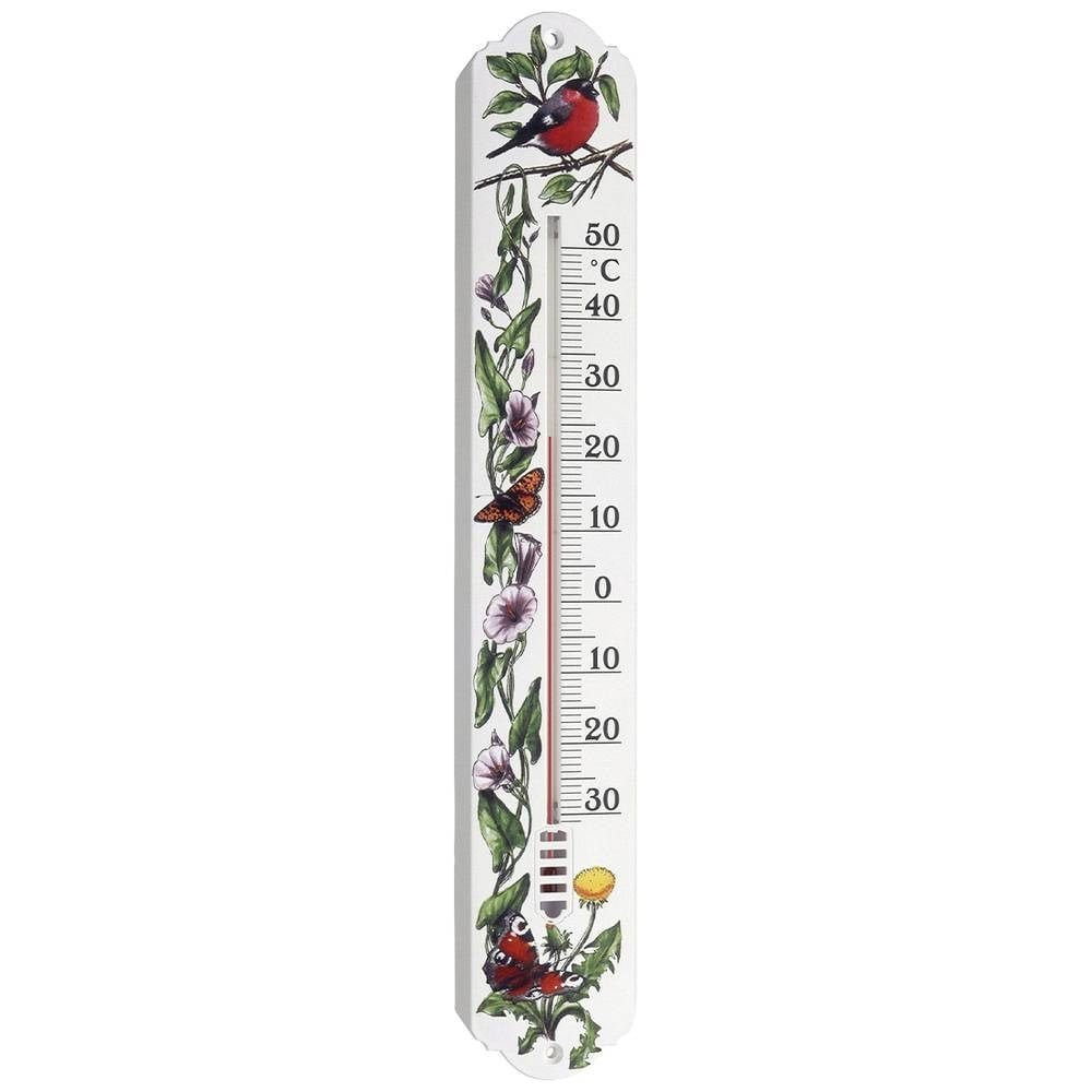 Raumthermometer mit Blumenmotiv 12.3040.20