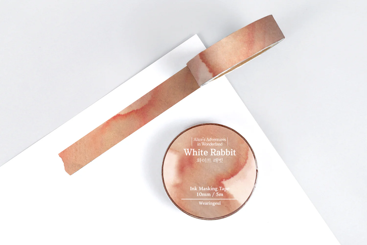Wearingeul Ink Washi Tape - World Literature - White Rabbit