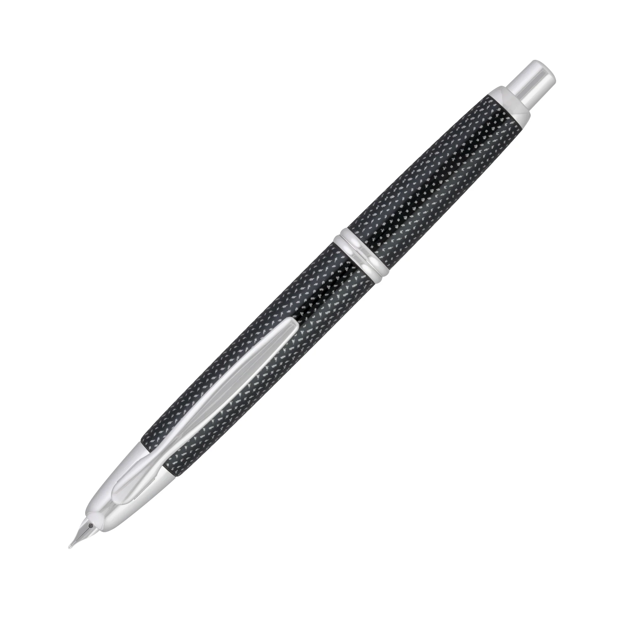 Pilot Vanishing Point Fountain Pen - Black Carbonesque