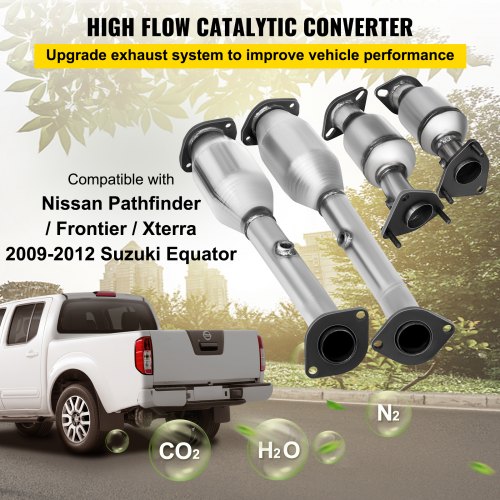 Auspuffkrümmerdichtung, Auspuffkrümmerschrauben, 4,0 l, für Nissan Frontier Baujahr 05–11