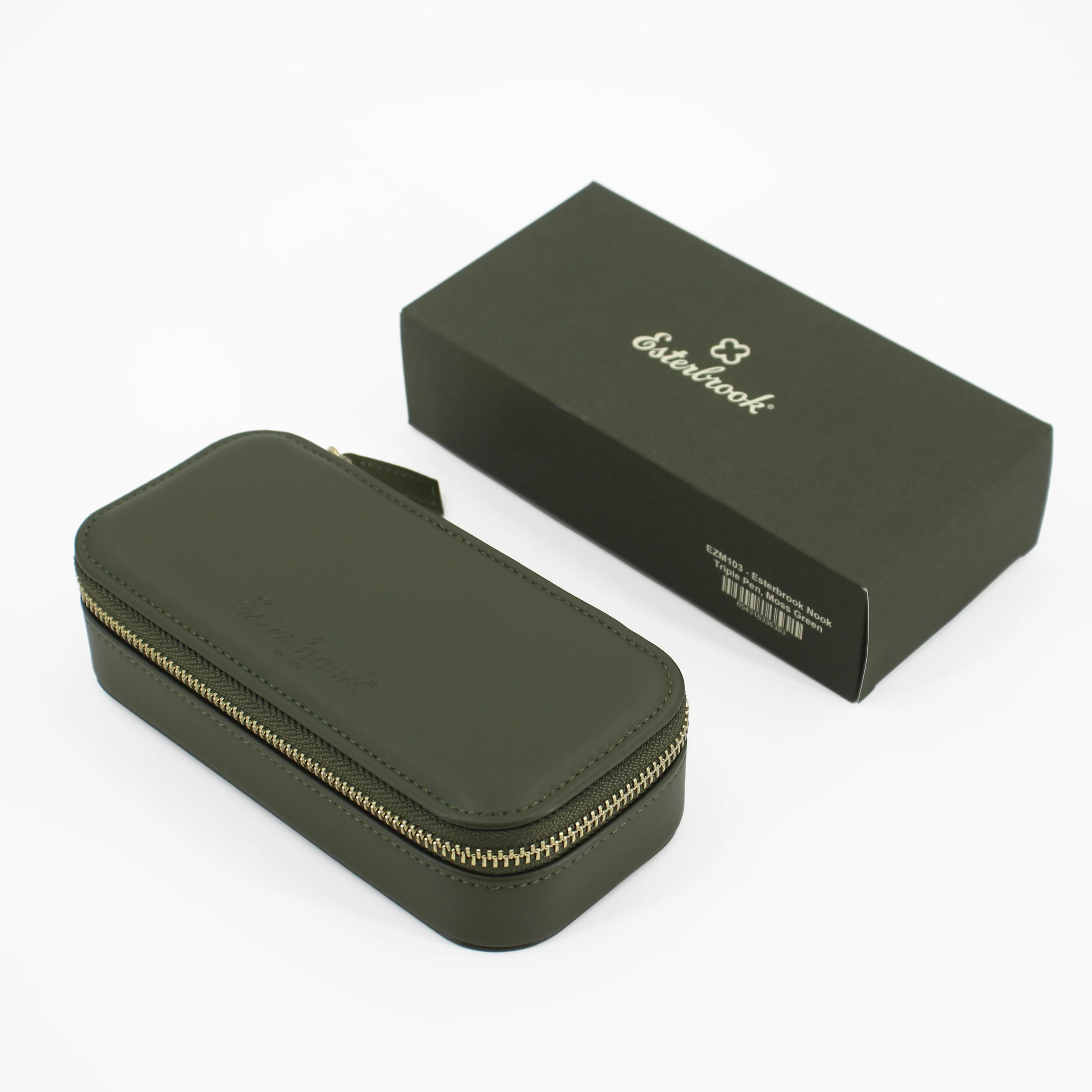 Esterbrook Pen Nook - Triple Pen Case - Moss Green