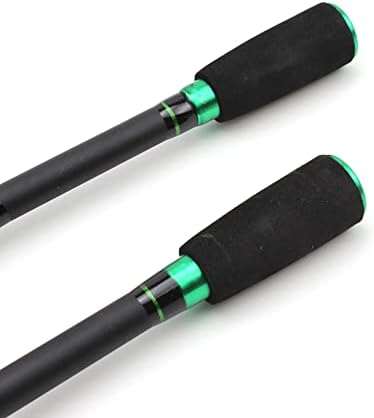 Angelrute und Tackle Kit - Tragbare Teleskopstange aus Carbon zum Werfen - 2,4 m Spinning Angelset