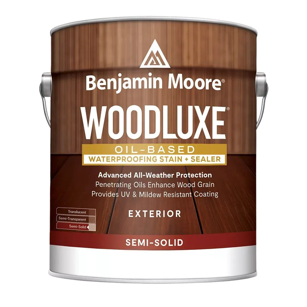 Woodluxe® Oil-Based Waterproofing Exterior Stain + Sealer - Semi-Solid