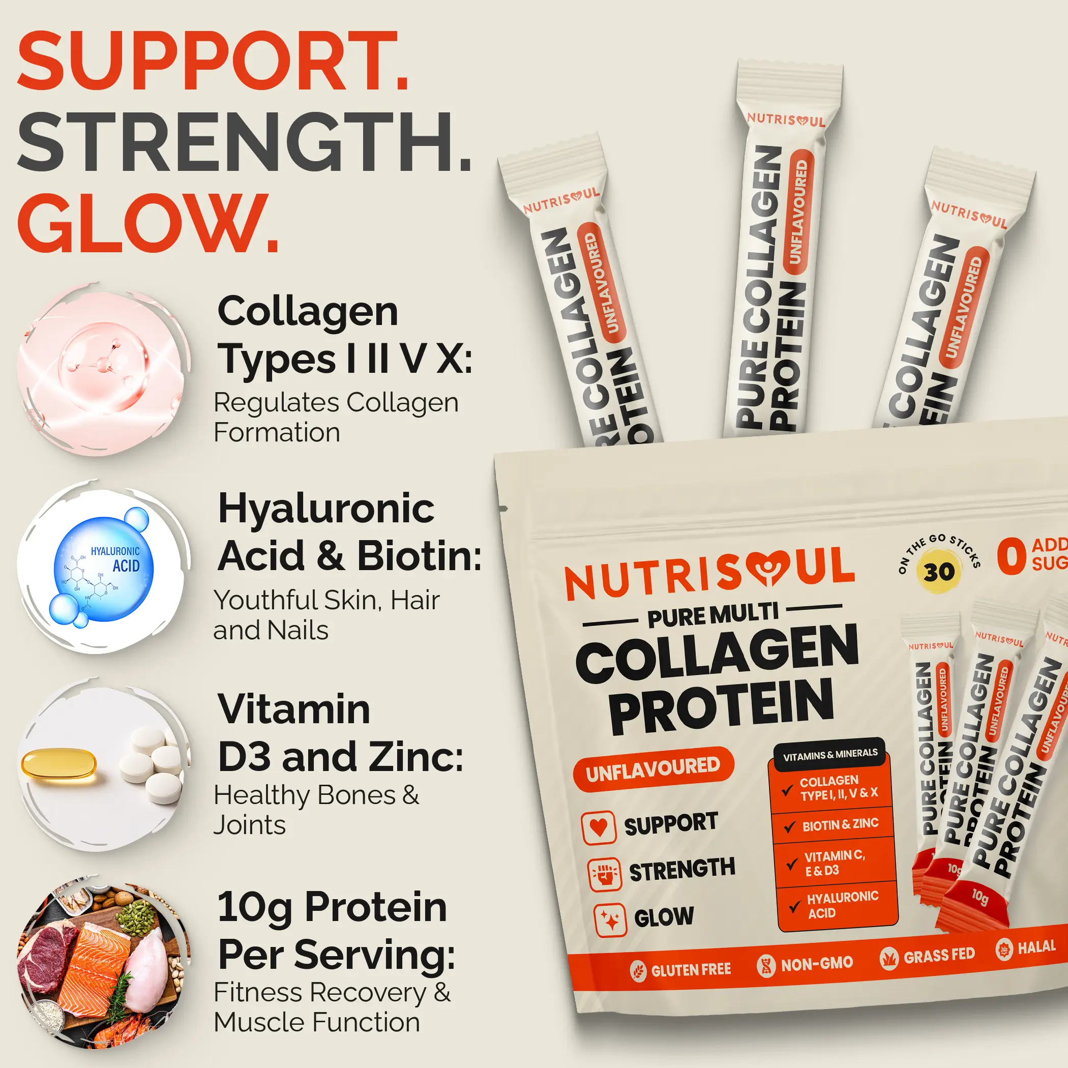 Multi Collagen Powder Complex - 30 Sachets