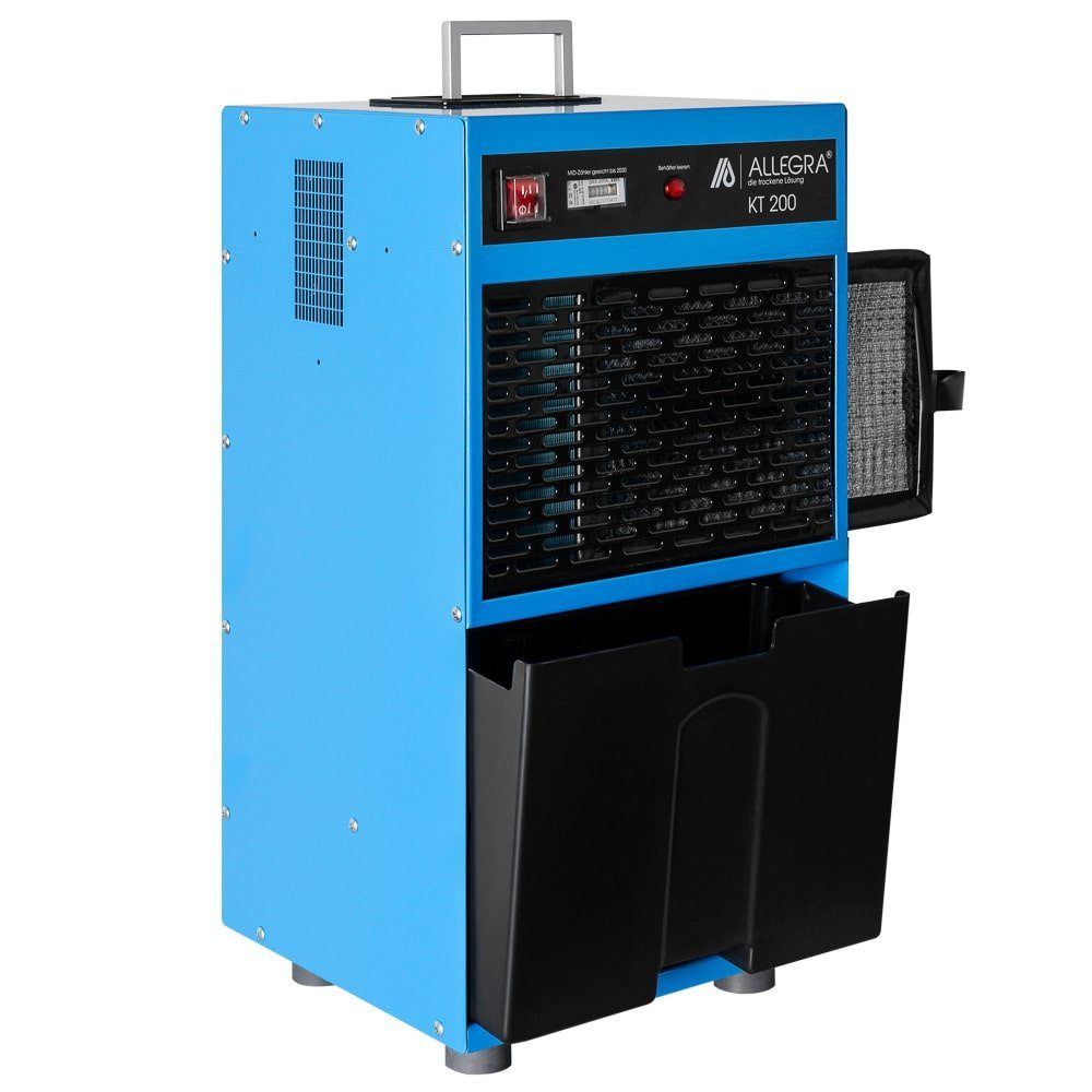 Luftentfeuchter Bautrockner KT200 mit integrierter Pumpe & geeichtem Stromzähler