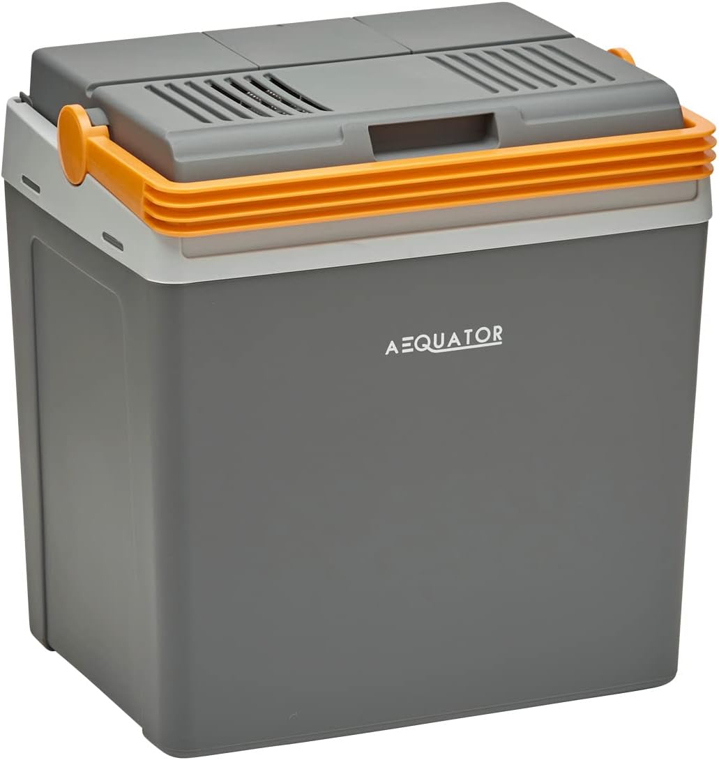 Aequator Lumi 24, Frigorifero Portatile, 24 Litri, Ac/Dc Frigo Portatile Termoelettrico, 12/230 V, Grigio