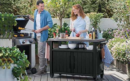 Keter Unity XL Barbecue, Graffite, 123.7x54x90 cm : Amazon.it: Giardino e giardinaggio