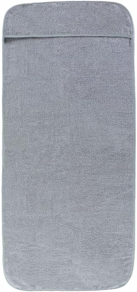 Home & Garden-Strandtücher 2 Stück grau 75x200 cm Stoff 400 GSM Möbel Wahl
