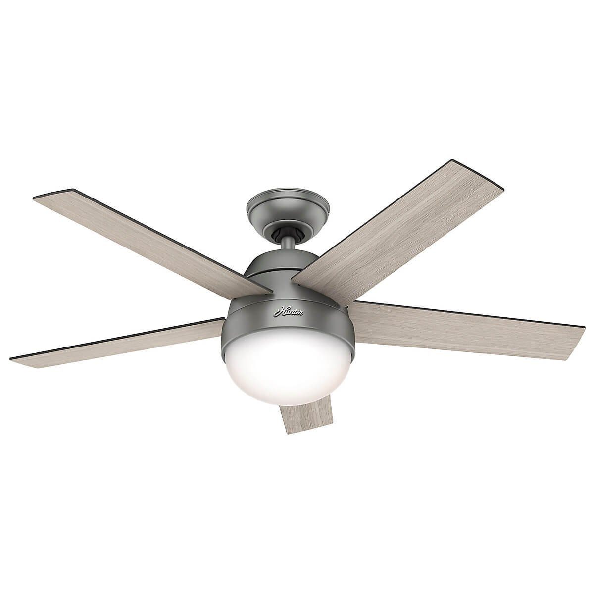 Deckenventilator Deckenventilator Stile Silber mit Licht & Fernbedienung