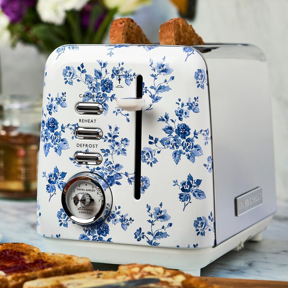 Toaster Laura Ashley 2 Scheiben-Toaster, 7 Stufen – China Rose Design VQ