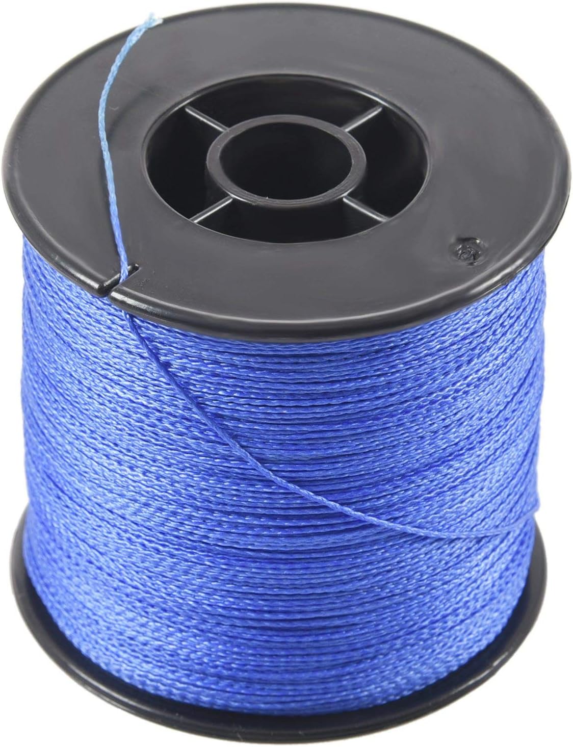 500 m Angelschnur, geflochten, sehr stark, 0,5 mm, PE, 4 Stränge, Farbe: Blau