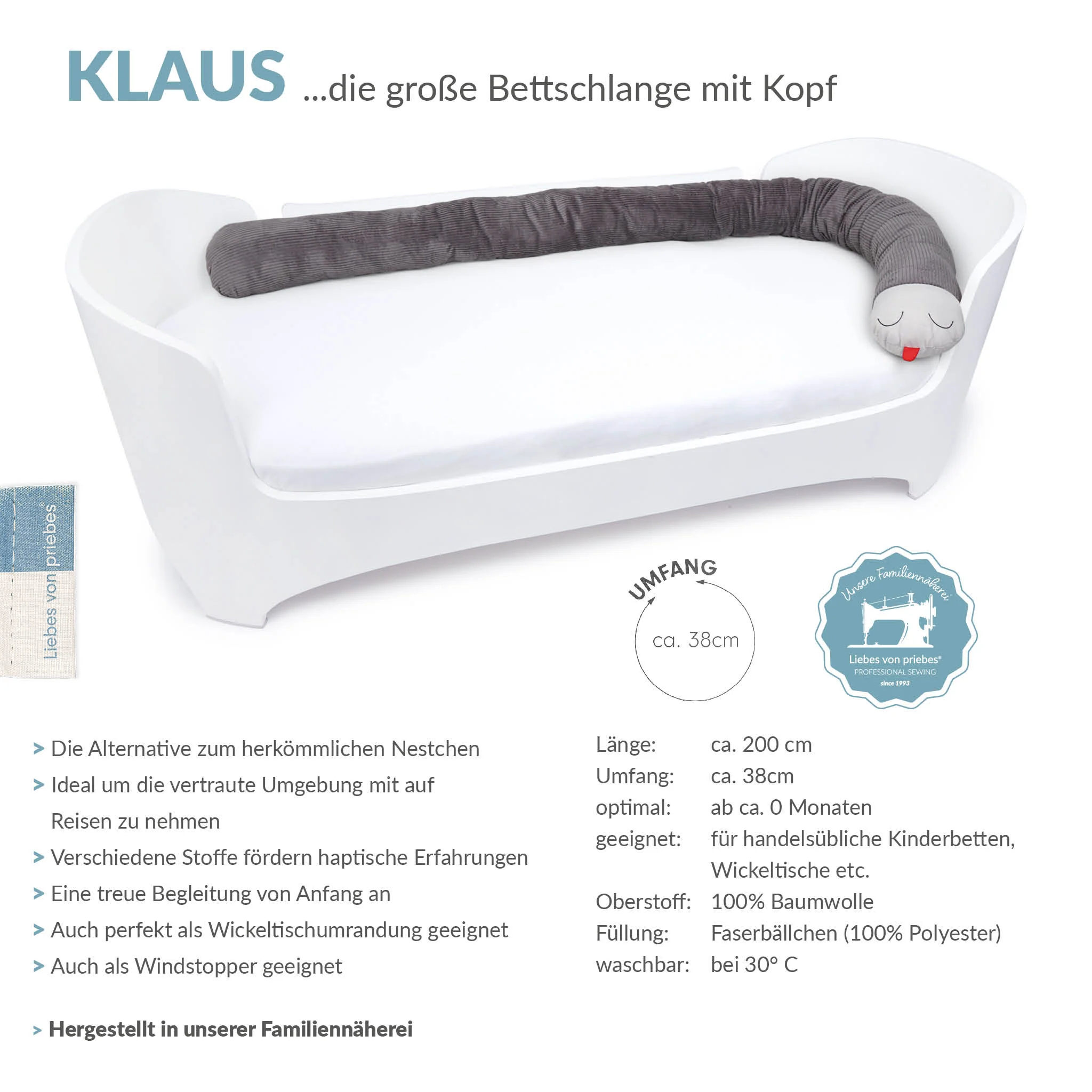 KLAUS Bettschlange