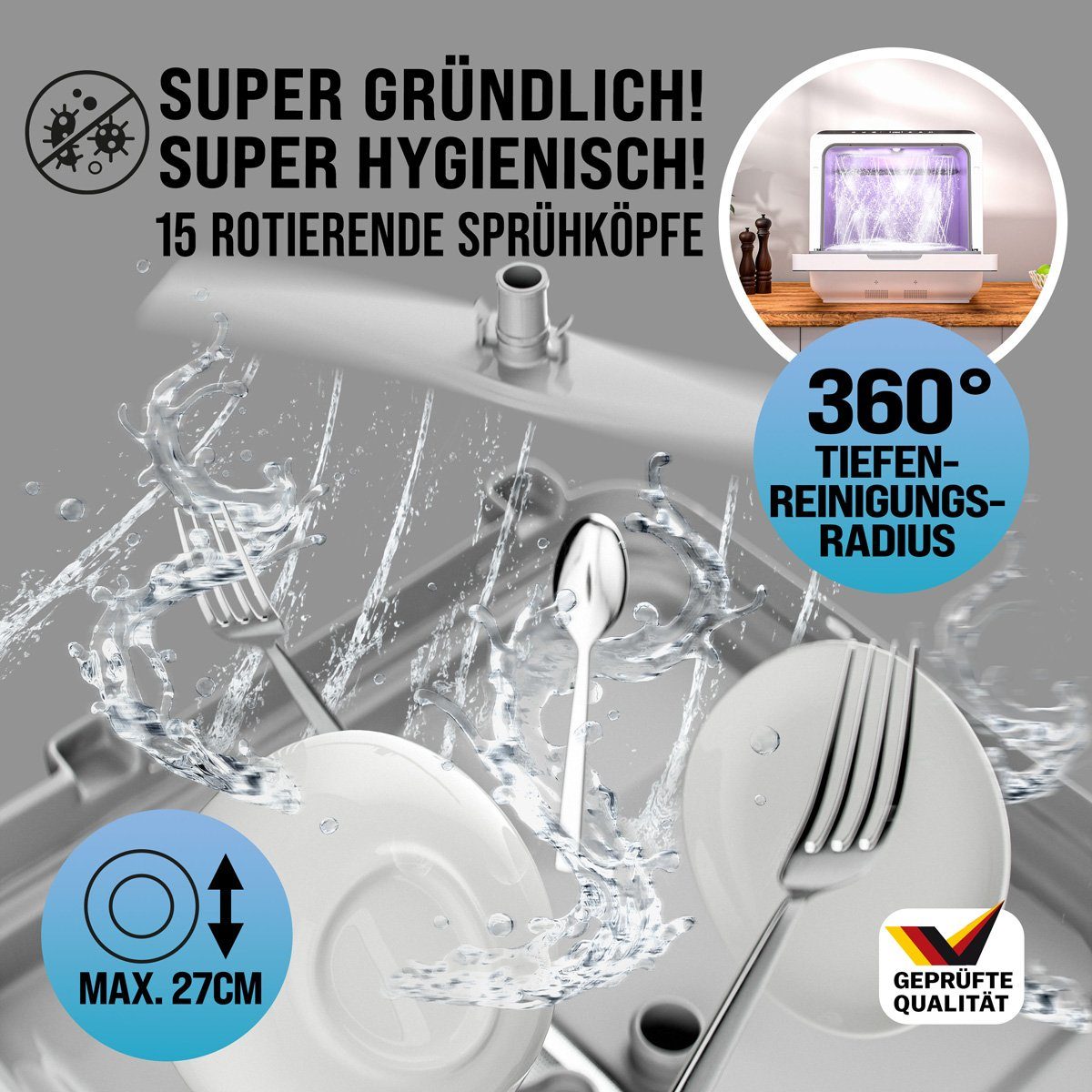 Tischgeschirrspüler MSPM900