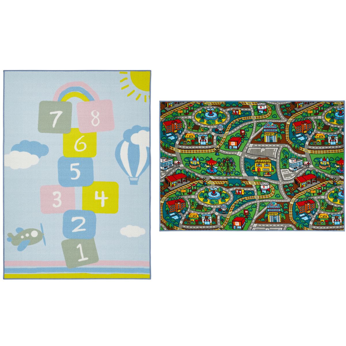 Homcom Kinderteppich 190 x 133 x 0,8 cm