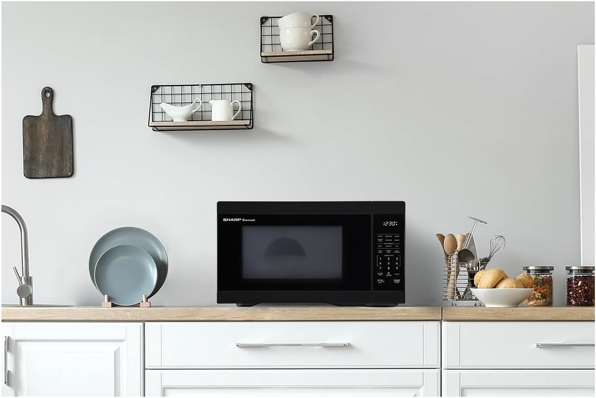SHARP Countertop Microwave Oven with Removable 12.4