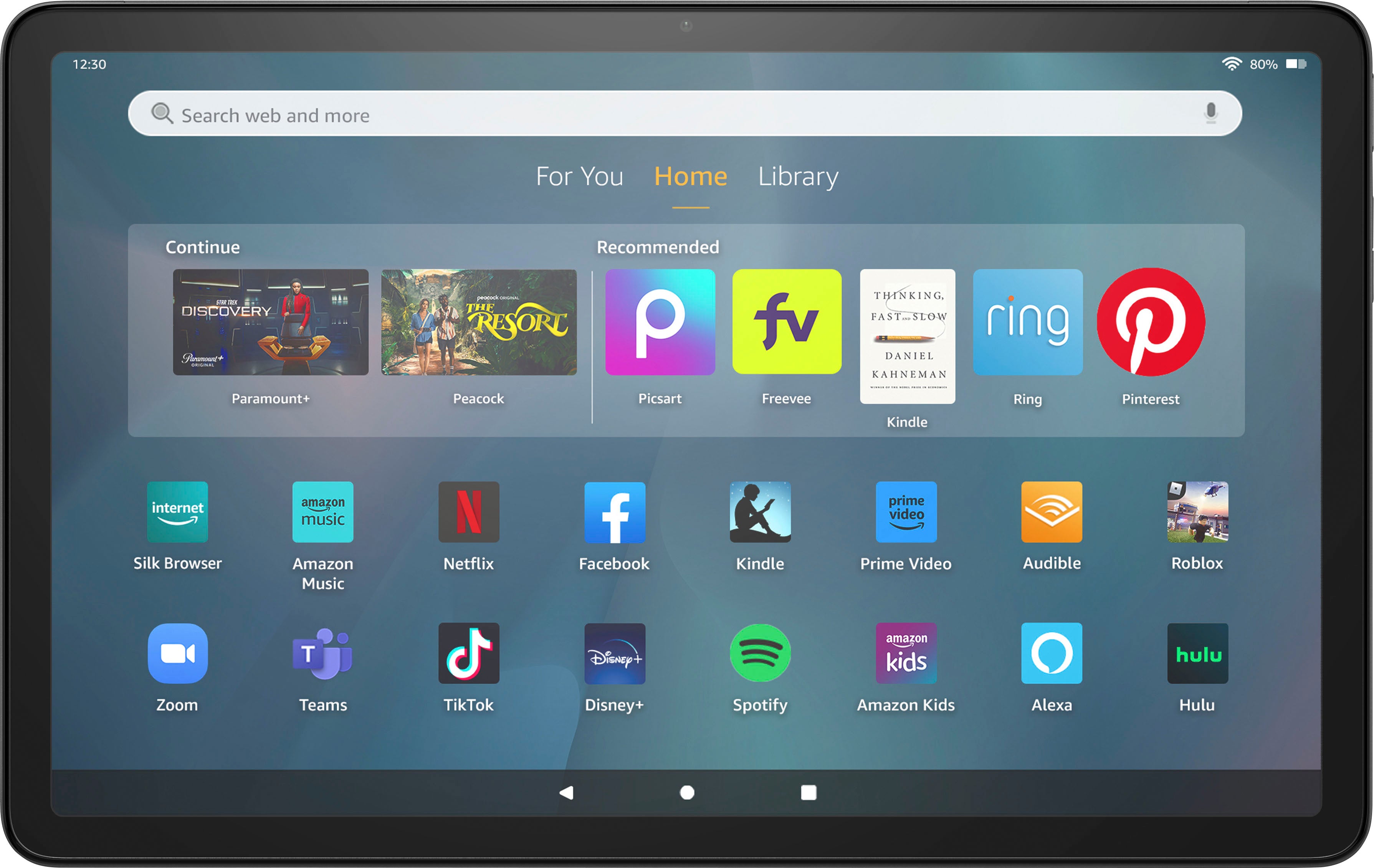 Amazon &ndash; Fire Max 11 tablet, vivid 11&prime;&prime; display, octa core processor, 4 GB RAM, 14 hour battery life, 64 GB &ndash; Gray