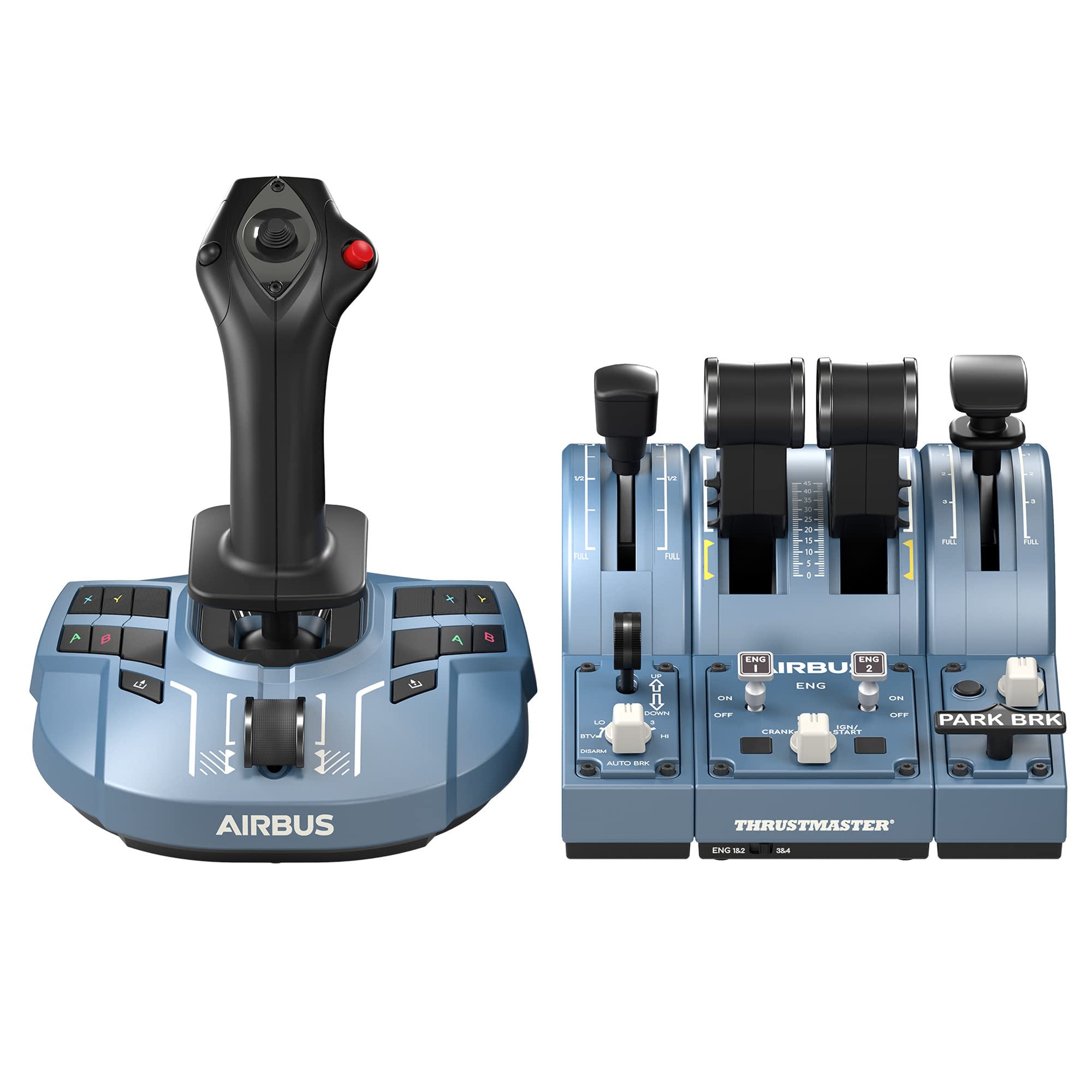 Thrustmaster TCA Captain Pack X Airbus Edition Joystick und Schubregler Flugsimulator-Steuerung für Xbox Series X S und PC