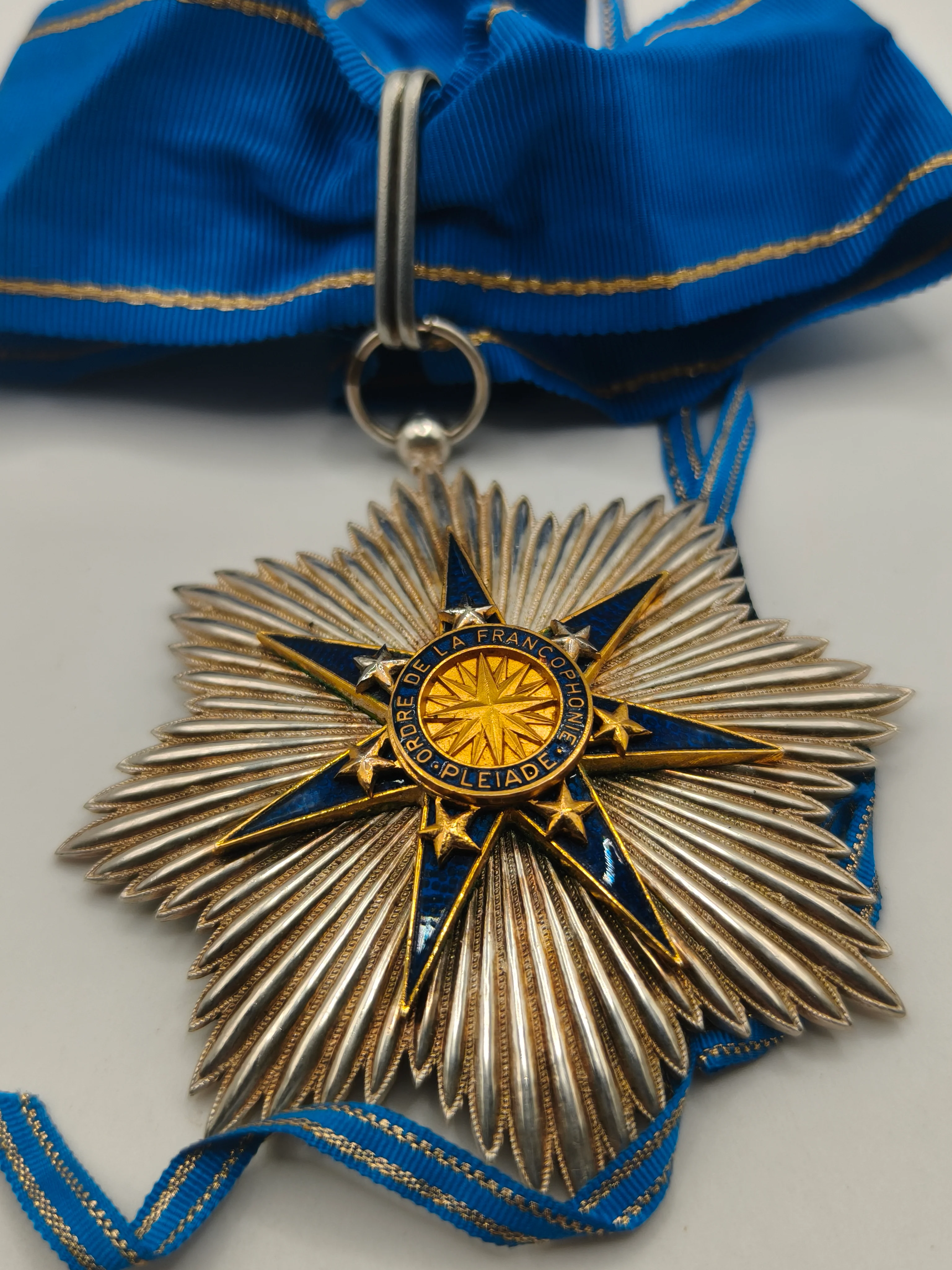 Medalla encomendador Orden Pleiade. Francia