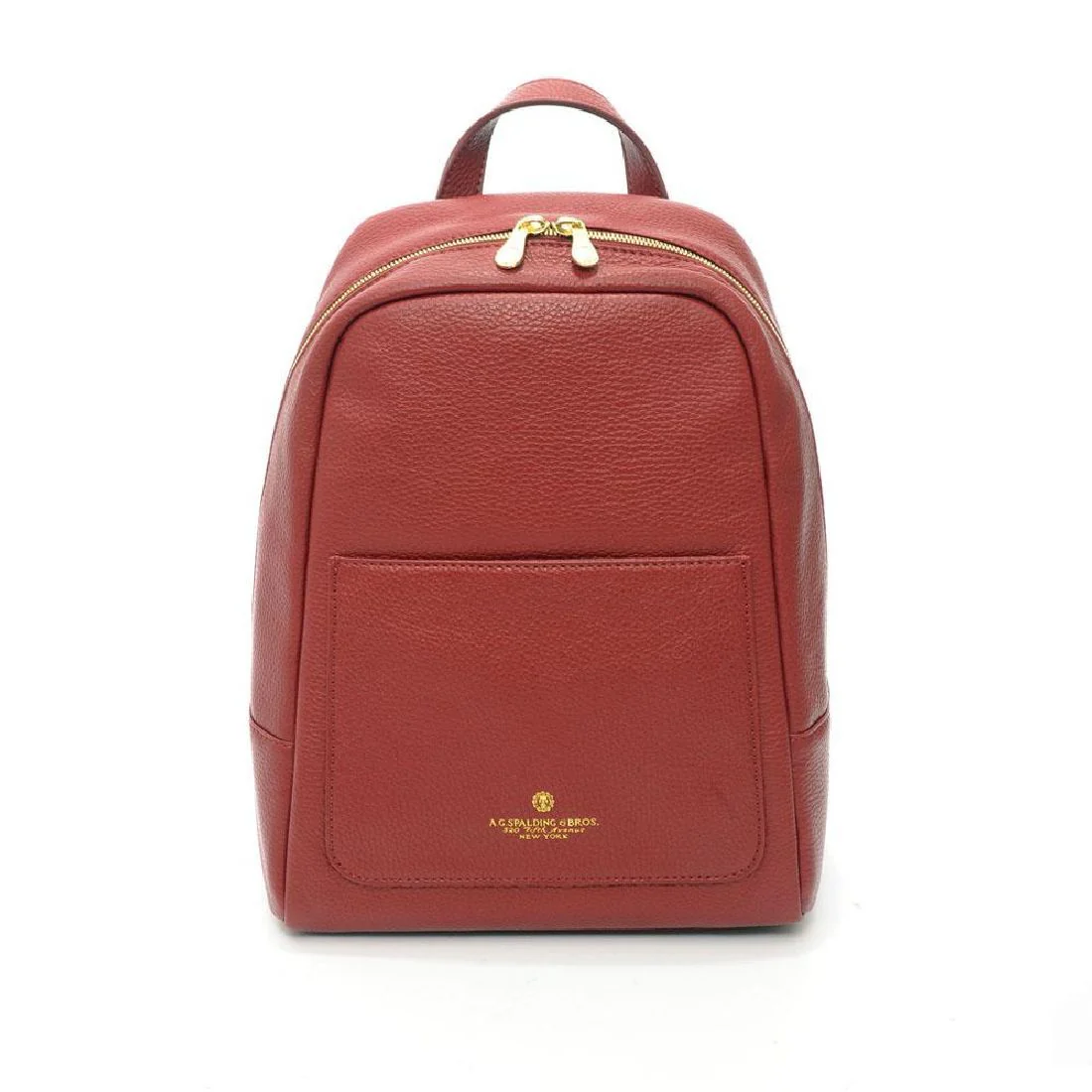 Zaino Spalding & Bros Sammy in pelle rosso 173779U530