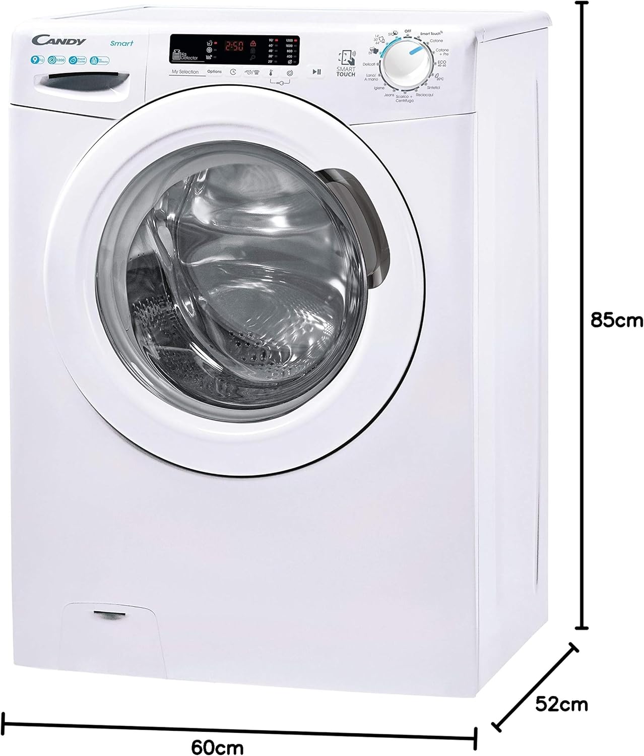 Washing Machine CS 149TXME-S 9 kg Class A 1400 RPM