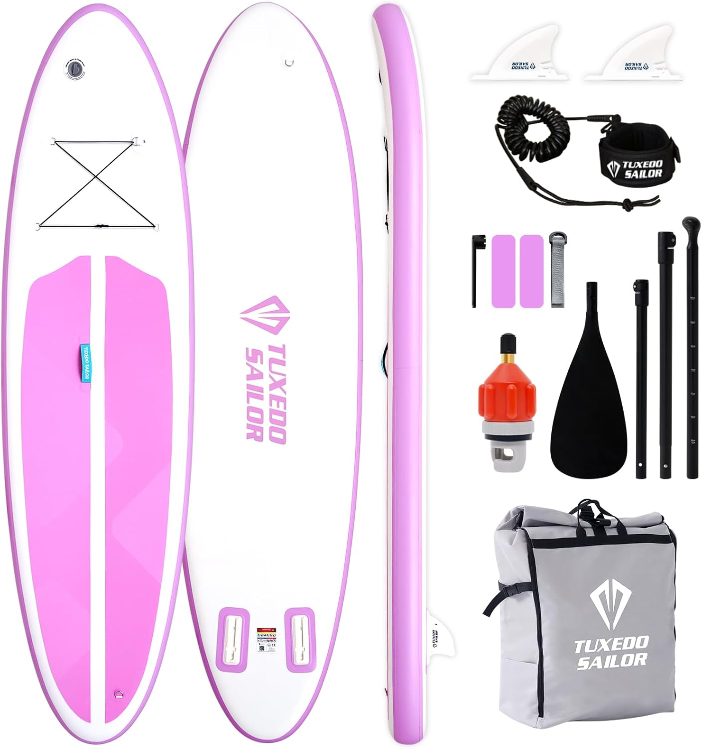 Tuxedo Sailor Tavola SUP Gonfiabile Adulti Tavola Gonfiabile Stand Up Paddle Board con Completa Paddleboard Accessori