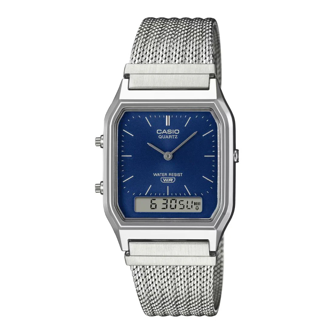 Casio Vintage AQ-230EM-2AEF acciaio quadrante blu