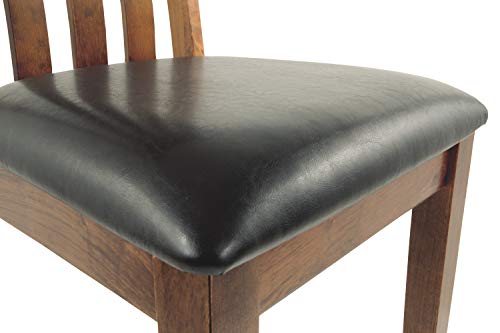 Ashley Furniture Signature Design   Ralene Upholstered Dining Side Chair   Rake Back Style   Set of 2   Medium Brown : Amazon.it: Casa e cucina