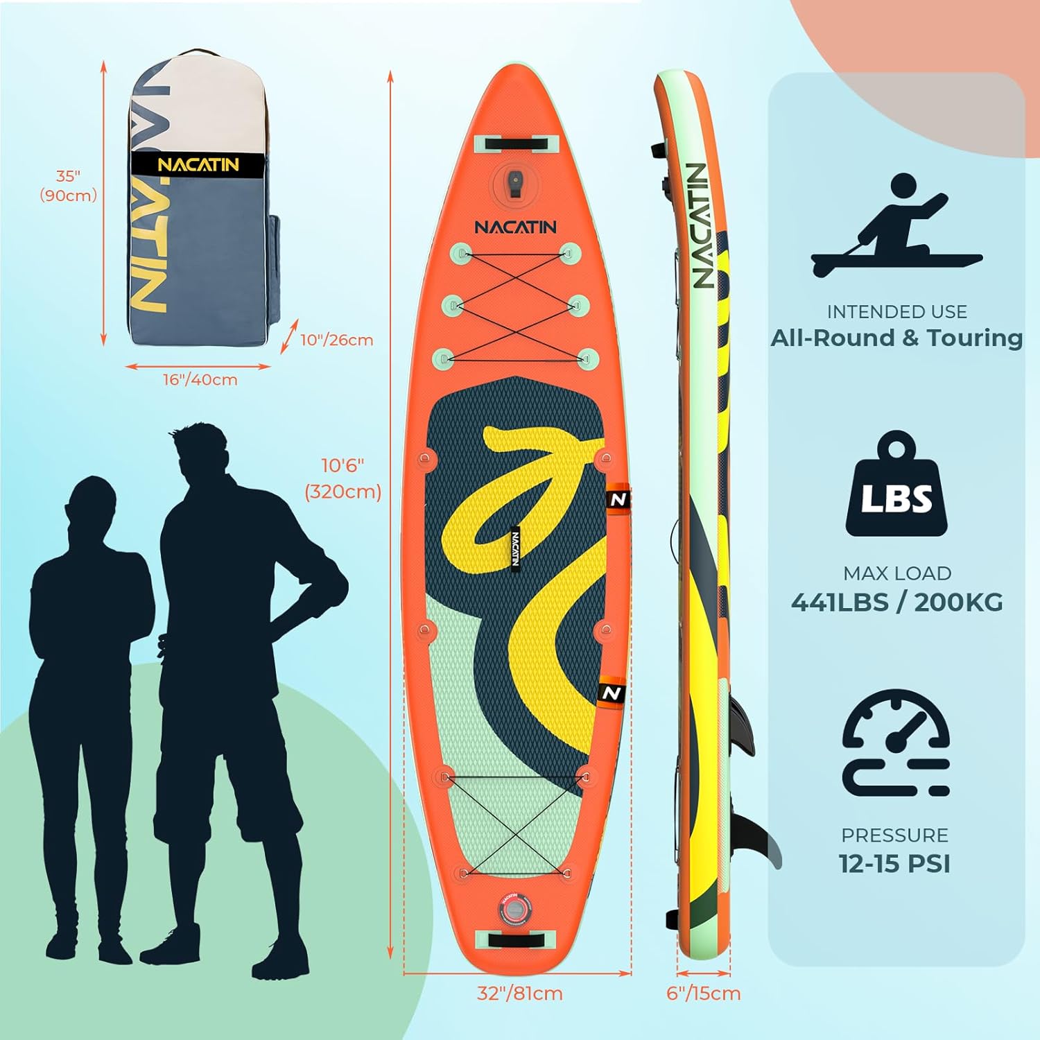 NACATIN Tavole Stand up 10'6