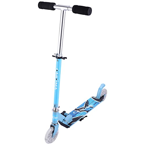 Monopattino Bambino 2 Ruote,4 Altezze del Manubrio Regolabili,2 Ruote Lampeggianti,Pieghevole,Carico Max 50 kg,Scooter per Bambini Bambina Kid Ragazzo Ragazza dai 3 agli 12 Anni : Giochi e giocattoli