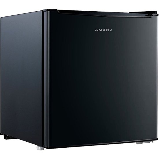1.7 Cu. Ft. Single Door Mini Refrigerator with Half Width Chiller Compartment Black