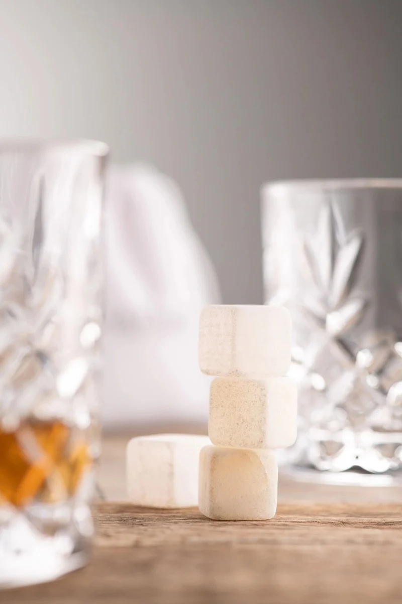 Galway Crystal | Cooling Stones - White