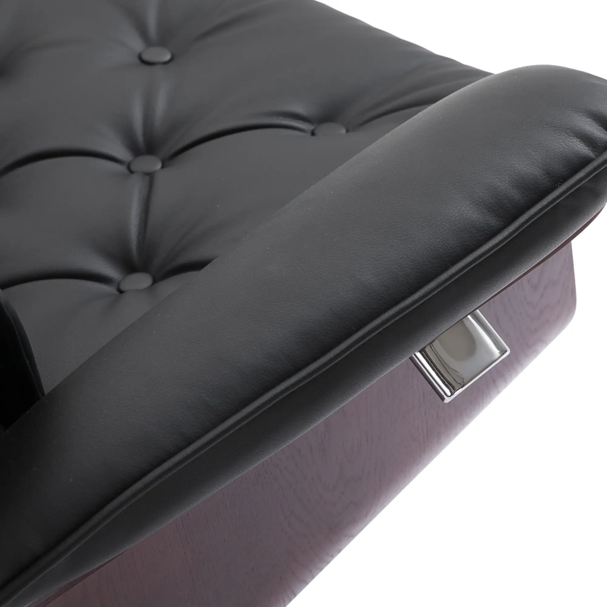 HOMCOM Relaxsessel mit Hocker 360° drehbar 145° neigbar Chesterfield