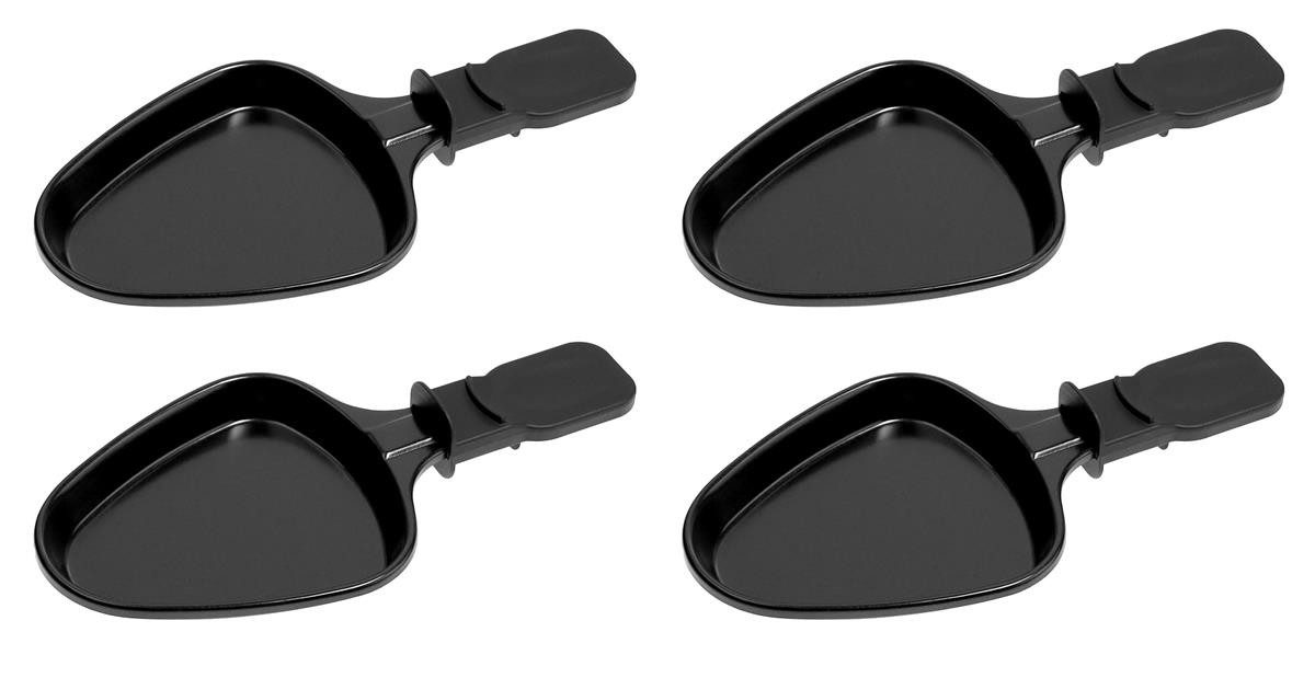 Raclettepfännchen 4x 27041 Raclette Pfännchen Oval für Klarstein Princess Tristar Tefal