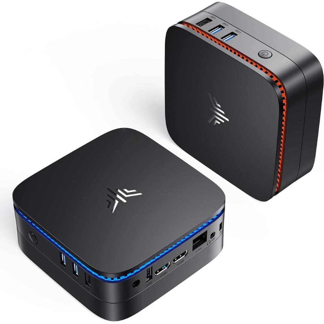 Mini PC Intel Pentium N5030 mit 12 GB RAM und 256 GB SSD Windows 11 Pro 4K Dual-HDMI WLAN 5 Bluetooth 4.2