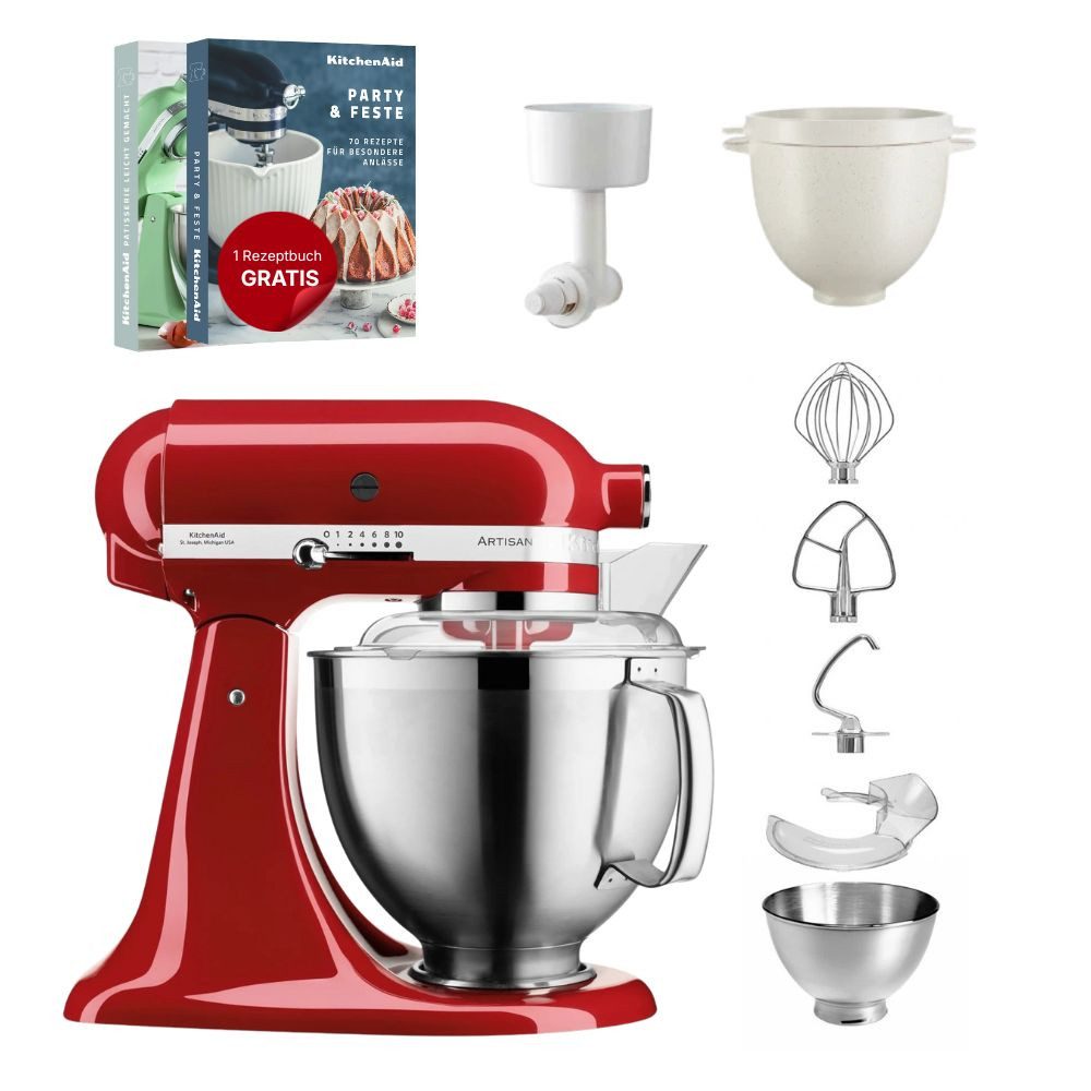 Küchenmaschine KitchenAid 4,8 L 5KSM185 Artisan Küchenmaschine Breadlover