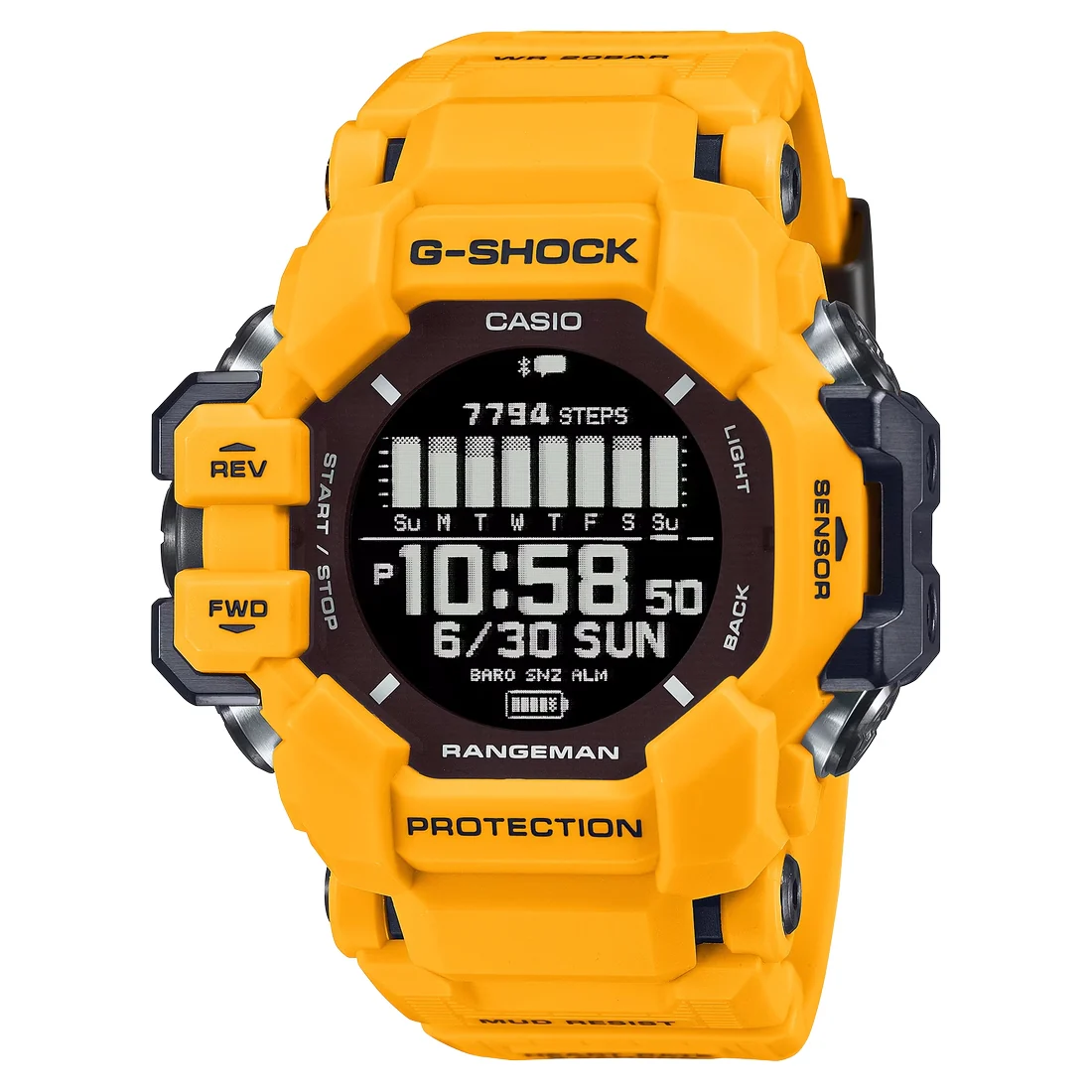 Orologio G-Shock GPR-H1000-9ER Rangeman GPS giallo
