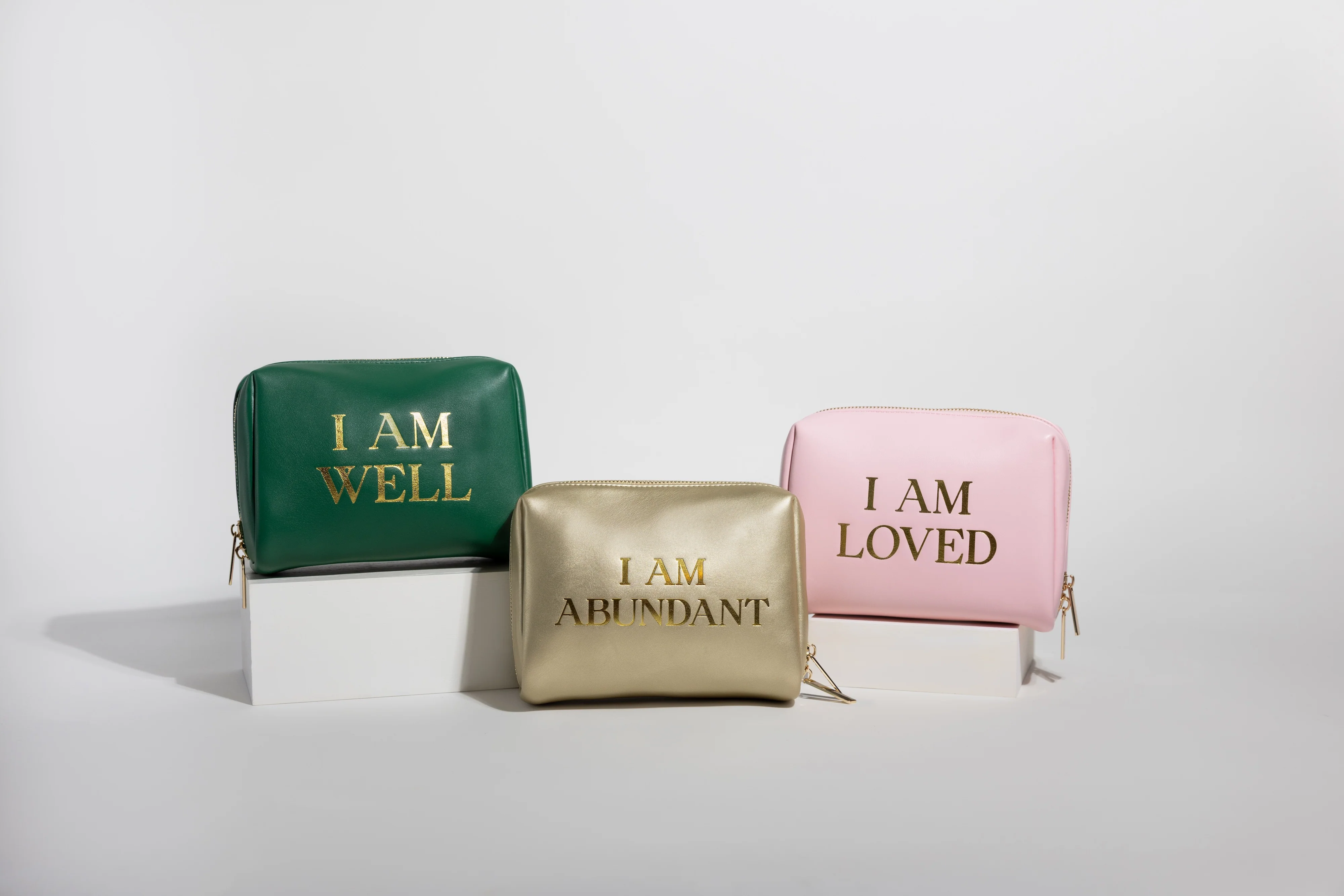 I AM ABUNDANT Abundance Pouch �C Gold