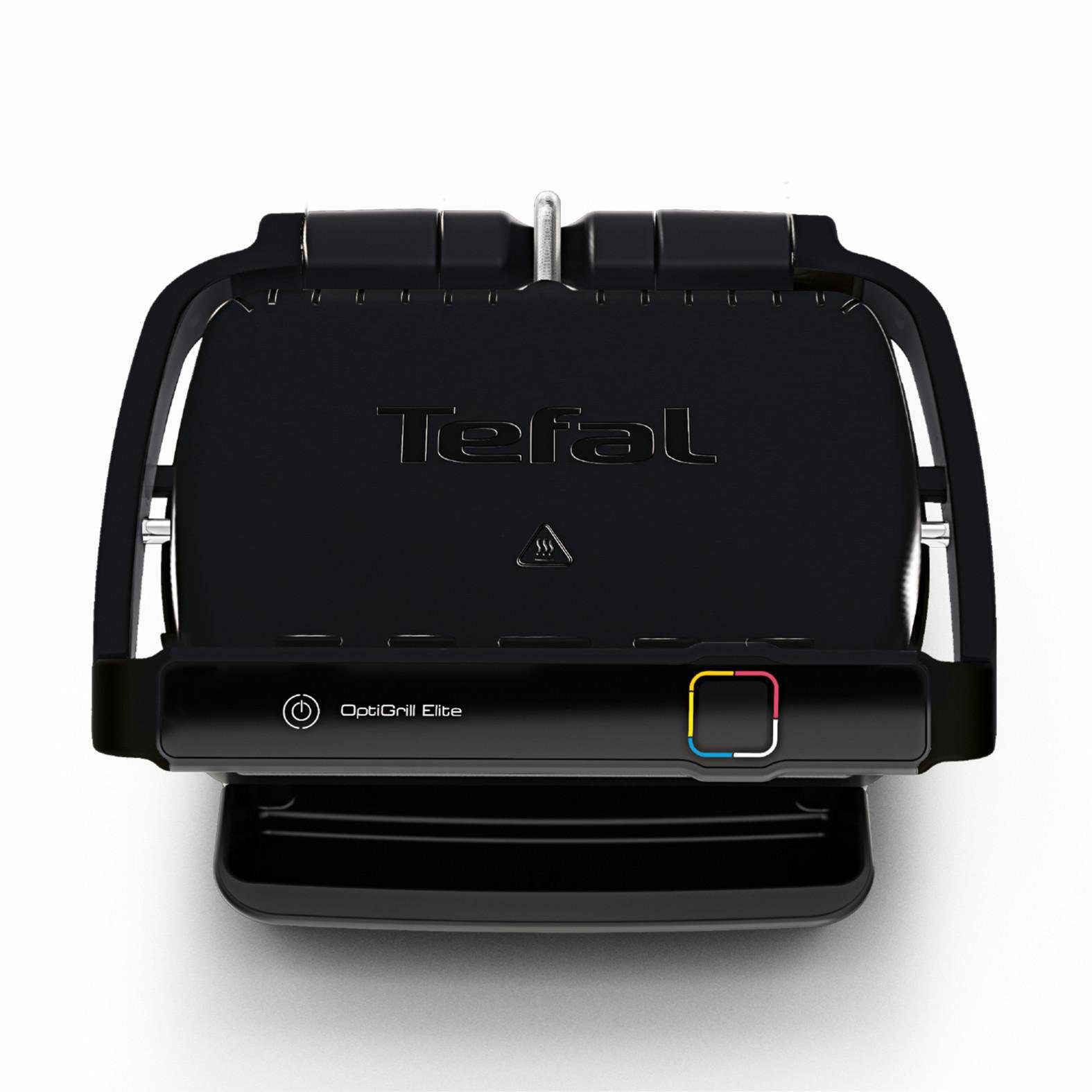 Kontaktgrill TEFAL Kontaktgrill GC7508 OptiGrill Elite schwarz