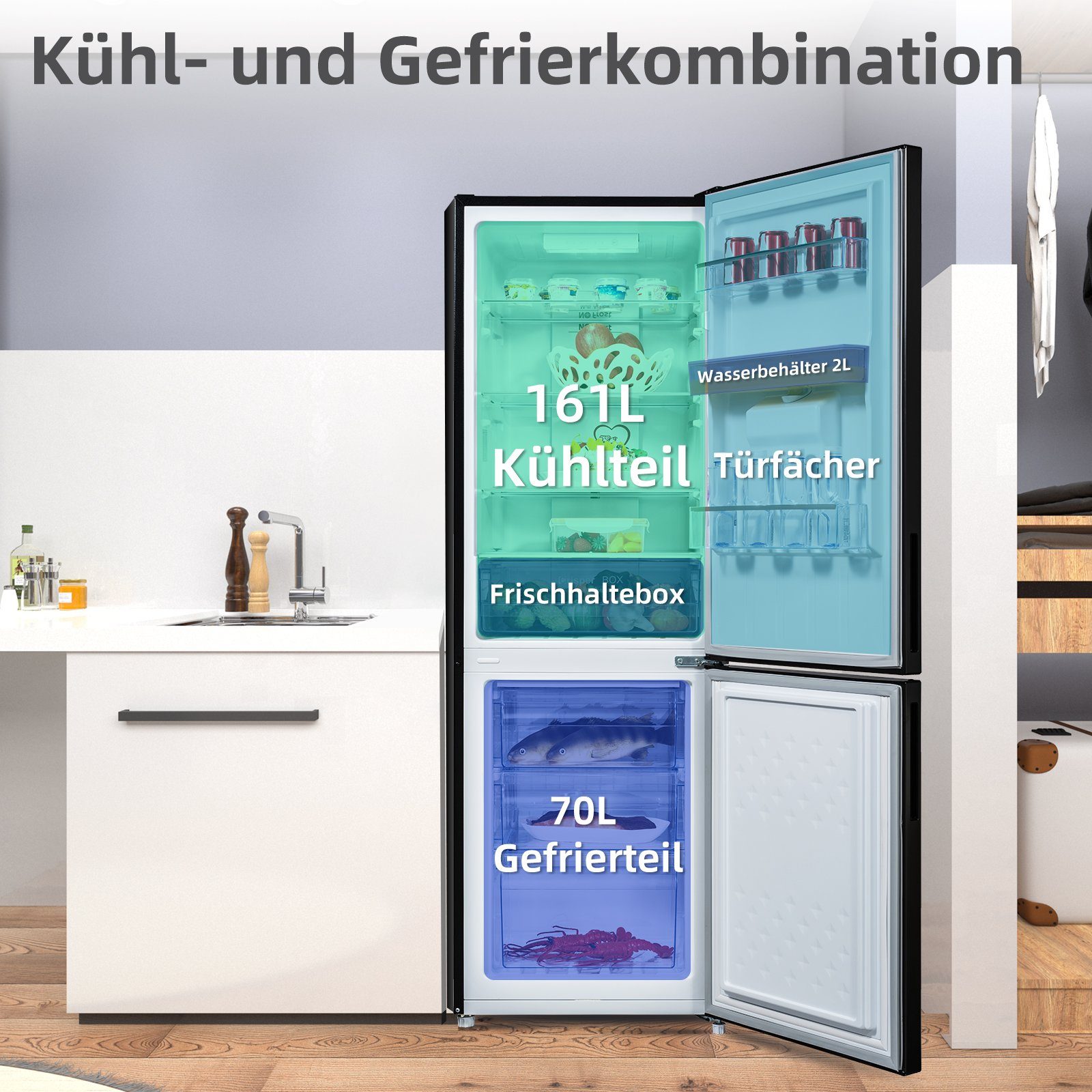 Kühl-/Gefrierkombination No Frost FBM228NE4DE
