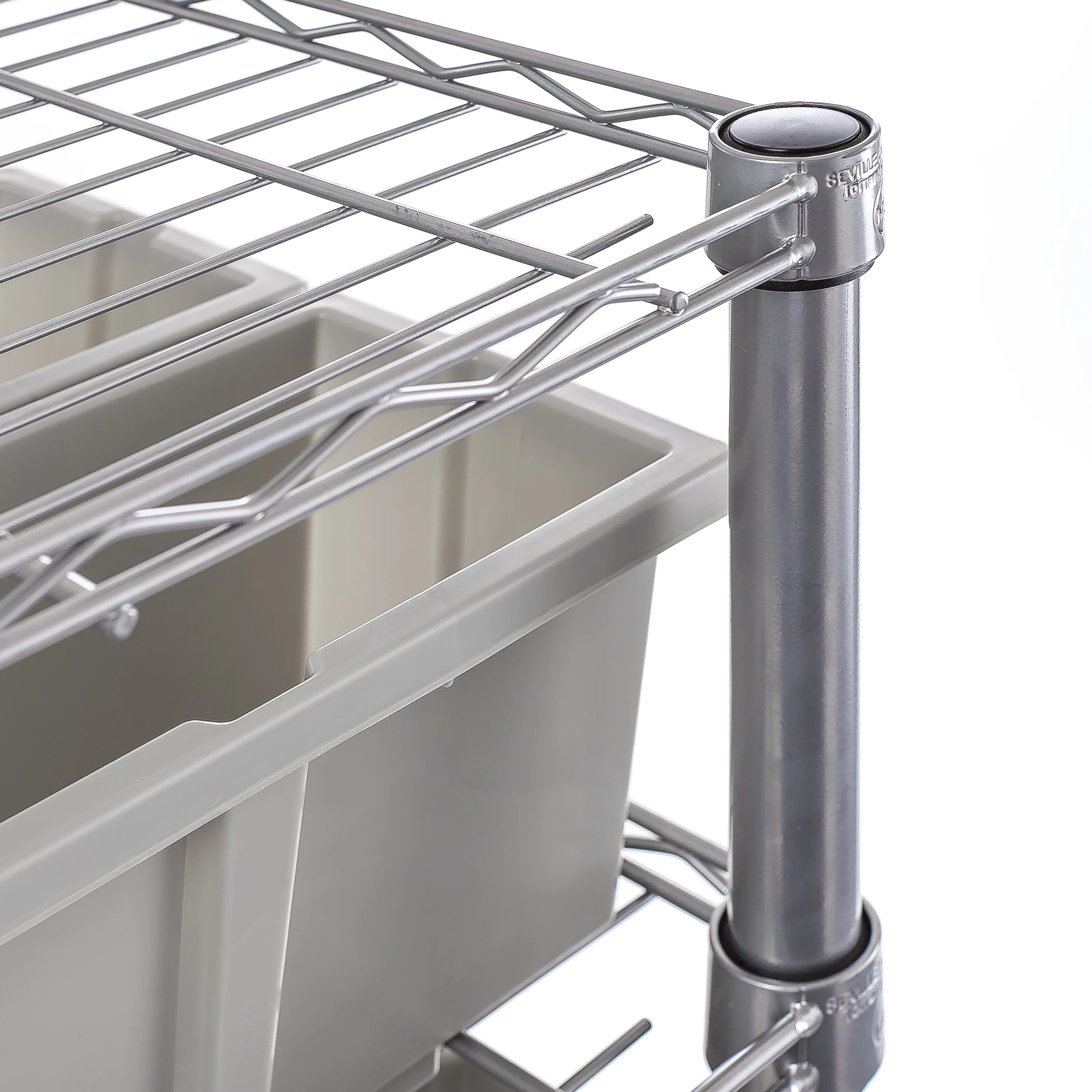 Scaffale NSF a 7 livelli con 22 contenitori