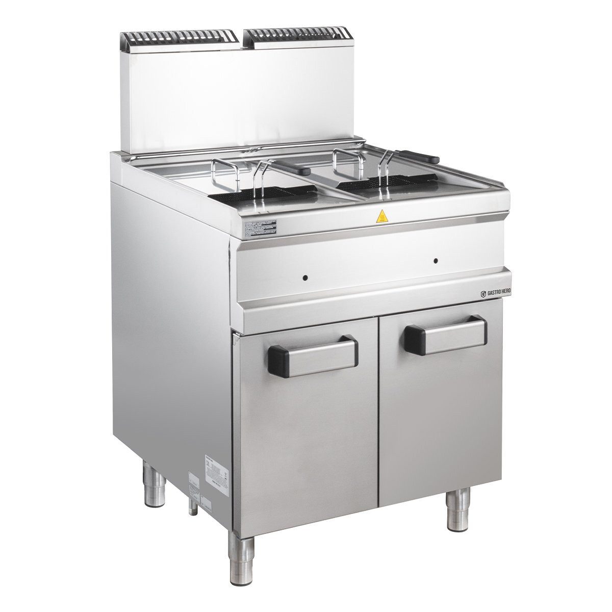 Fritteuse Gas-Fritteuse 70/70 14+14 Liter, Frittieren, Fritteuse, Gastronomie
