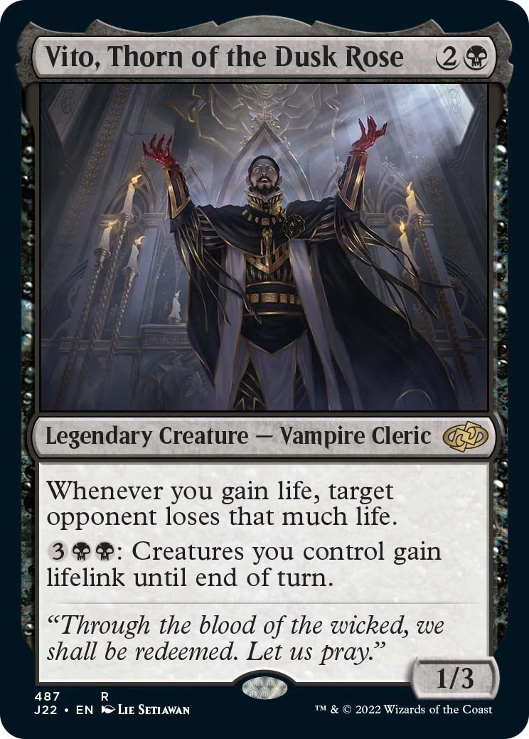 Vito, Thorn of the Dusk Rose (487) (J22)
