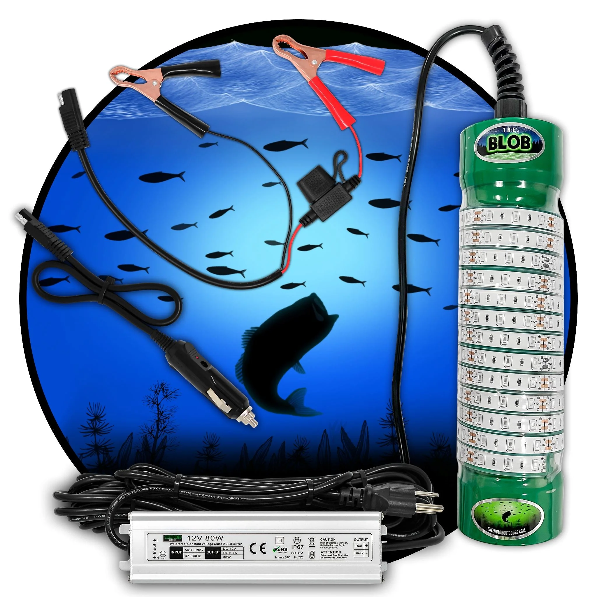 Build Your Blob LED Underwater Fishing Lights