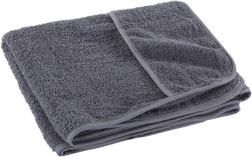 Furniture Select Strandtücher 4 Stück anthrazit 60x135 cm Stoff 400 GSM