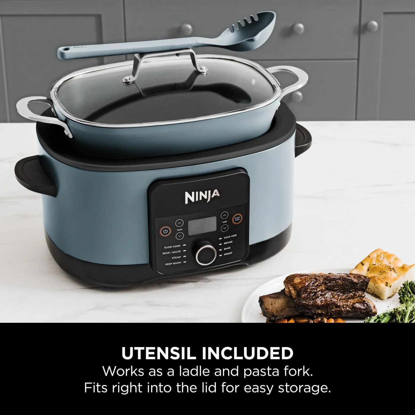 2025 Ninja Foodi PossibleCooker 8-in-1 Slowcooker 8L C Marine Grey