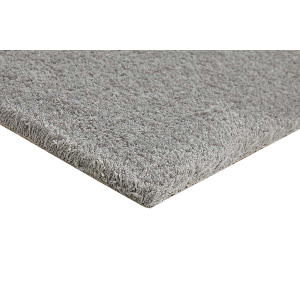 HOMCOM Teppich Kurzflor Hellgrau 230 x 160 x 1,3 cm